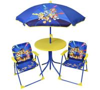 Fun House Conjunto de muebles de jardín PAW PATROL con mesa, 2 sillas y sombrilla
