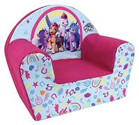 Fun House My Little Pony - Sillón Club Zipp Sunny PIPP Izzy para niños, diseño de francés (52 x 33 x 42 cm)
