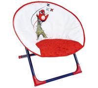 Fun House Niño 713590 Juegos Olímpicos París 2024 Asiento Luna Plegable H.47 X L.54 X P.42 CM, Polietileno, Blanco