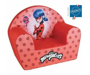 Fun House Sillón club Miraculous Lady Bug para niños