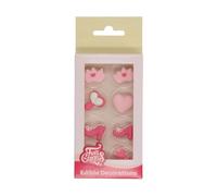 FunCakes Decoraciones de Azúcar Princesa, Listo para usar en la decoración de tartas, perfecto para cupcakes, muffins y más, Edible Decorations Princess - Set/8