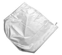 Funda Agua Redonda Resistente Poliéster para Barbacoa | Uso Exterior para Camping y Bbq, Protección UV Viento, Color Plata, Plegable