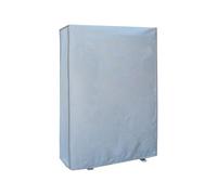 Funda Aire Acondicionado Exterior Grande, Cubre Aire Acondicionado, Tela Oxford, Protección de 5 Lados, Resistente al Sol, al Agua(Gray,96x40x125cm)