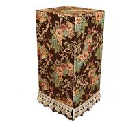 Funda Antipolvo para Caja Fuerte Fundas de chenilla de estilo retro para caja fuerte, de cobertura total, a medida, con doble cremallera para cajas fuertes, altavoces(B,17.7x19.7x17.7inch/45x50x45cm)