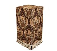 Funda Antipolvo para Caja Fuerte Fundas de chenilla de estilo retro para caja fuerte, de cobertura total, a medida, con doble cremallera para cajas fuertes, altavoces(I,15.7x19.7x17.7inch/40x50x45cm)
