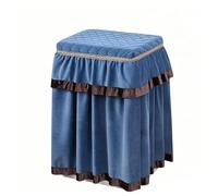 Funda Antipolvo para Caja Fuerte Fundas de terciopelo reversibles con ribete de encaje para caja fuerte, fundas lavables y resistentes a los arañazos personalizables(BlueA,20x20x36in/50x50x90cm)