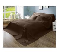 Funda antipolvo para muebles, funda antipolvo para cama, fundas antipolvo de tela para almacenamiento de muebles, funda protectora para cama contra el polvo para (Size:200x240cm(78x94in),Color:Marrón)