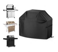 Funda Barbacoa para Campingaz | 4 Series Premium LS | 144 × 60 × 116 cm, Funda Barbacoa Gas para Barbacoa con Carrito y Tapa, Protector Barbacoa con Correas Ajustables, Negro