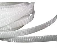 Funda Cables Electricos Cable Trenzado expandible con Fundas Planas de Piel Serpiente 3,0 mm, 4, 6, 8, 10, 12 y 16(Clear,16MM,10 Meters)