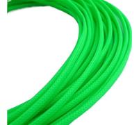 Funda Cables Electricos Cable Trenzado expandible con Fundas Planas de Piel Serpiente 3,0 mm, 4, 6, 8, 10, 12 y 16(UV Green,6MM,20 Meters)