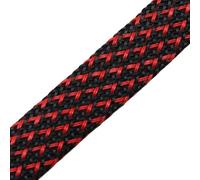 Funda Cables Electricos Funda De Cable Expandible 2 Mm A 40, Trenzada Ajustada, Alta Densidad, Dureza, Aislante, Protección Línea, Envoltura, Prensaestopas(Black Red,16mm)