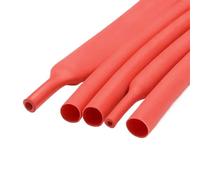 Funda Cables Electricos Tubo termorretráctil de poliolefina con Pegamento, 100 metros/10 m, 3:1, Surtido Tubos termorretráctiles, Fundas for Cables(Red,25.4mm,200m)