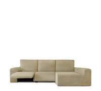 Funda Chaise Longue brazo largo derecha bielástica Jaz 01-BEIGE BRAZO LARGO DERECHA