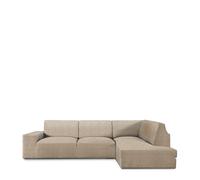 Funda Chaise Longue con respaldo derecha bielástica Roc 01-BEIGE DERECHA
