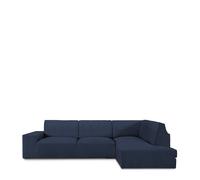 Funda Chaise Longue con respaldo derecha bielástica Roc 03-AZUL DERECHA