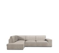Funda Chaise Longue con respaldo izquierda bielástica Roc 00-CRUDO IZQUIERDA