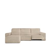 Funda Chaise Longue relax brazo corto izquierda bielástica Roc 01-BEIGE BRAZO CORTO IZQUIERDA