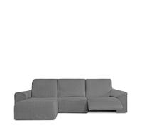 Funda Chaise Longue relax brazo corto izquierda bielástica Roc 06-GRIS CLARO BRAZO CORTO IZQUIERDA