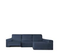 Funda Chaise Longue relax brazo largo derecha bielástica Roc 03-AZUL BRAZO LARGO DERECHA
