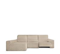 Funda Chaise Longue relax brazo largo izquierda bielástica Roc 01-BEIGE BRAZO LARGO IZQUIERDA