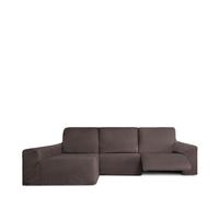 Funda Chaise Longue relax brazo largo izquierda bielástica Roc 07-MARRÓN BRAZO LARGO IZQUIERDA