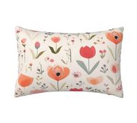 Funda Cojin 50x70 cm Colorido Cojines Exterior Jardin Impermeable 2 Piezas, Fundas Cojines Flor Funda de Almohada, Funda Cojines Exterior Cojines Decorativos para Coche Jardin Patio Hogar Regalos,U325