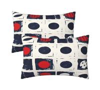 Funda Cojin 60x80 cm Colorido Cojin Exterior Jardin Impermeable 2 Piezas, Fundas Cojines Cuadriculado Almohada, Sofa Exterior Fundas de Cojines Decorativos para Jardin Coche Patio Hogar 24x32 Inch