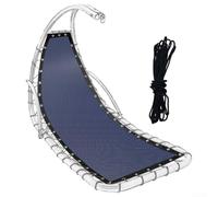 Funda de asiento de repuesto para sillón colgante de textileno, 64 x 197 x 23 cm, mecedora de repuesto para jardín y terraza, fácil montaje, para interior y patio (azul marino B)