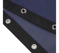 Funda de asiento de repuesto para sillón colgante de textileno, 64 x 197 x 23 cm, mecedora de repuesto para jardín y terraza, fácil montaje, para interior y patio (azul marino A)