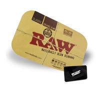 Funda de bandeja de metal RAW | Diseño de serie clásica | Bandeja magnética pequeña para ocultar el contenido de la bandeja, compatible con bandejas de tamaño 11'' x 7"