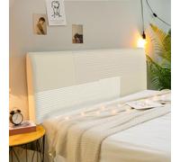 Funda de cabecera de Cama de Tela elástica con patrón Simple Moderno, Funda para cabecera para Camas Individuales, Dobles y tamaño King, Decorativa Anti Polvo-F|| 180cm