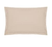 Funda de cojín algodón beige de 50x70cm