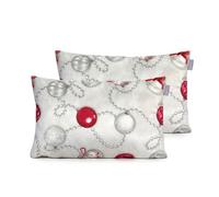 Funda de cojin de terciopelo de navidad xmas days 30x50 cm (2) 50 cm
