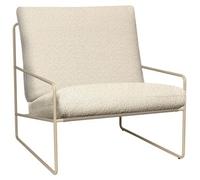 Funda de Cojín Desert para Asiento y Respaldo, Bouclé/ Marfil.