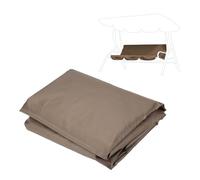 Funda de cojín para asiento de columpio, tafetán de poliéster, protección | Funda de repuesto para hamaca colgante de jardín y patio, 50 x 50 x 3.9 pulgadas, para hogares familiares