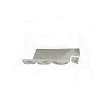 Funda de cojín para asiento de columpio, tafetán de poliéster, protección | Funda de repuesto para hamaca colgante de jardín y patio, 50 x 50 x 3.9 pulgadas, para hogares familiares