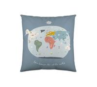 Funda de cojin vacio mapa mundi 40x40 cm 40 cm