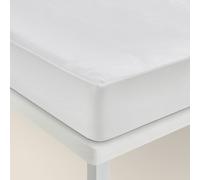 Funda de Colchón | Algodón + Damasco | Elástico | Transpirable | Lavable a Máquina | PIKOLIN HOME White 160 x 196 cm