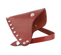 Funda de cuero para hacha, funda de cuero para hacha, leñador al aire libre, artículos esenciales para el trabajo, funda para cabeza de hacha con trabillas para cinturón, protector de hacha, grande y