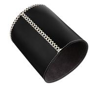 Funda de Cuero para Tanque de Camping Portátil y Protectora | Cobertura 360° para Tanque Pequeño, Uso Exterior y Picnic, Color Negro, para Usuarios de Barbacoa