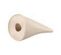 Funda de cuero transpirable para tanque de gasolina, 7,2 cm, prevención de | Carcasa resistente a los impactos, estilo retro de piel sintética, tamaño de 12,8 x 10,8 cm, color negro y marrón para