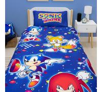 Funda De Edredón Líquida De Sonic The Hedgehog Con Funda De Almohada Para Niños