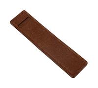 Funda de fieltro para bolígrafo o lápiz de gel de color puro, Brown