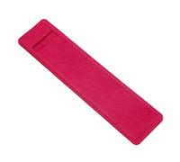 Funda de fieltro para bolígrafo o lápiz de gel de color puro, rosa roja