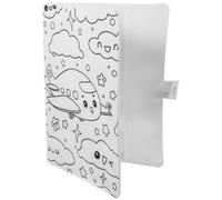 Funda de Libro Reutilizable A5 de Algodón y Lino para Cuadernos | Patrón Bonito Impresión, para Profesores y Coleccionistas, Adecuado en Ferias y Colección Personal