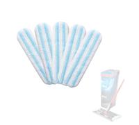Funda de microfibra de repuesto para mopa Vileda H2Pro, lavable y reutilizable, elimina la suciedad más resistente, para todos los suelos duros, pack de 5 (juego multiuso)