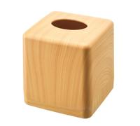 Funda de plástico Premium para Caja de pañuelos, con diseño clásico de Vetas de Madera y mármol.