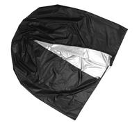 Funda de Poliéster Negro Colgante Huevo Tipo para Silla | Cobertura Completa Instalación Fácil, para Jardín y Patio, Compatible Silla Colgante Exterior