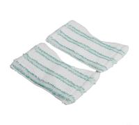Funda de repuesto para limpiaparabrisas Leifheit y bañera, almohadilla de limpieza de microfibra con solapa de goma elástica, cabezal de fregona lavable para una absorción eficaz de la suciedad
