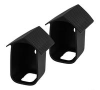 Funda de silicona de camuflaje negro para EufyCam 2C Pro - 2 fundas de cámara de seguridad resistentes a la intemperie - Carcasa para exteriores a prueba de polvo y arañazos (negro)